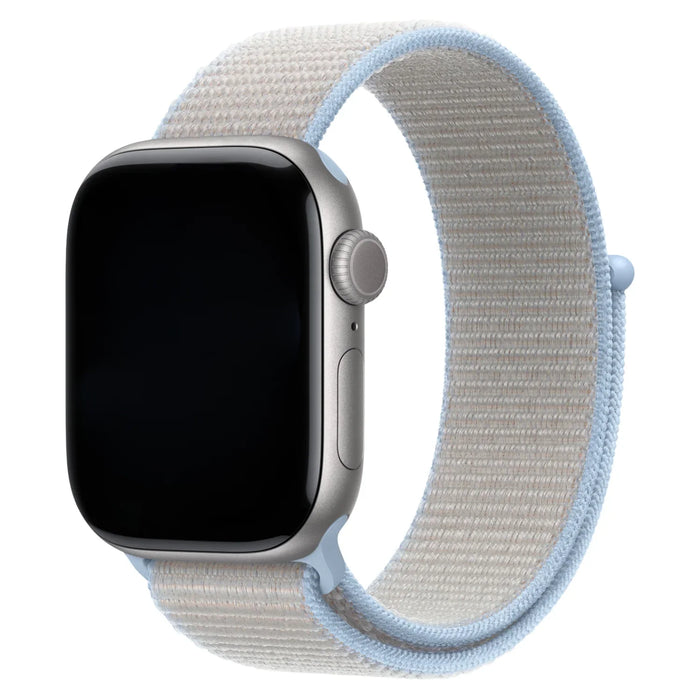 Apple Watch bandje Osvo - geweven - nylon - Dauwblauw