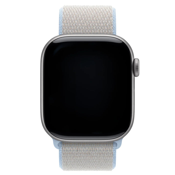 Apple Watch bandje Osvo - geweven - nylon - Dauwblauw