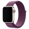 Apple Watch bandje Osvo - geweven - nylon - pruimenpaars