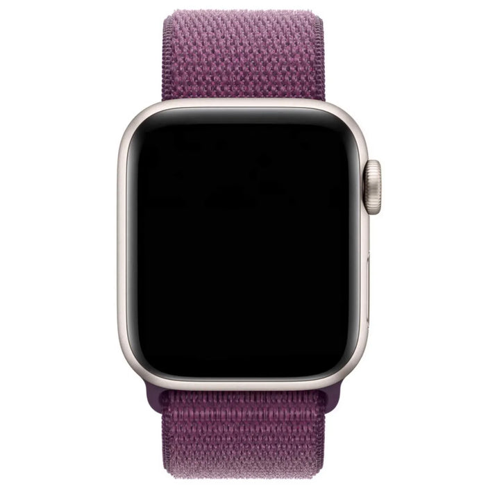 Apple Watch bandje Osvo - geweven - nylon - pruimenpaars
