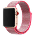 Apple Watch bandje Osvo - geweven - nylon - roze