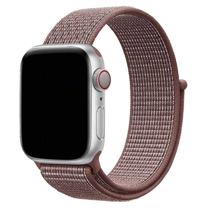 Apple Watch bandje Osvo - geweven - nylon - smokey mauve