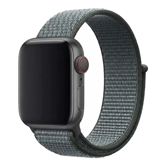 Apple Watch bandje Osvo - geweven - nylon - storm grijs