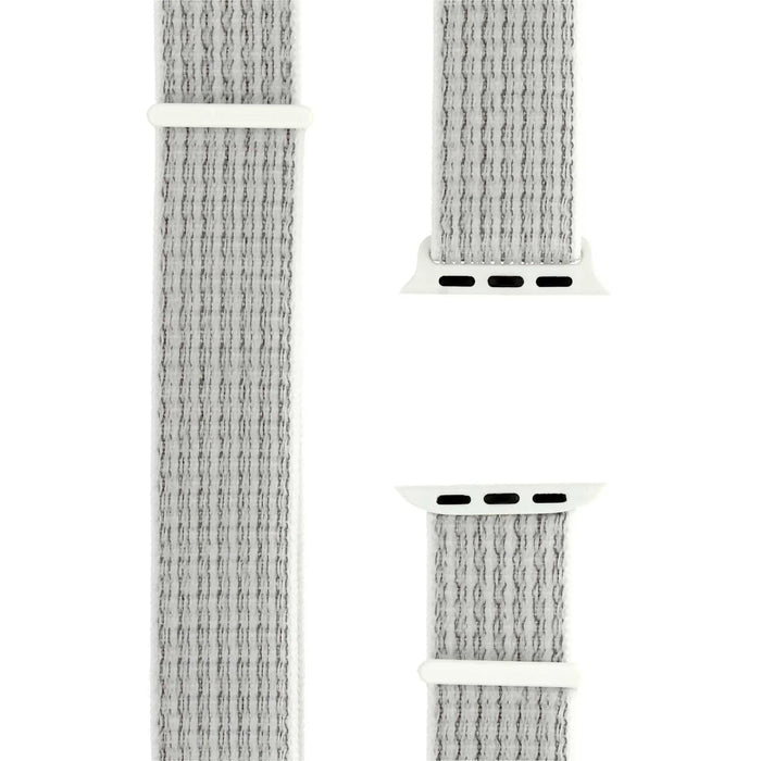 Apple Watch bandje Osvo - geweven - nylon - top wit