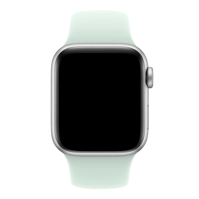 Apple Watch bandje Ovaro - siliconen - aquamarijn