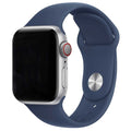 Apple Watch bandje Ovaro - siliconen - Denim blauw