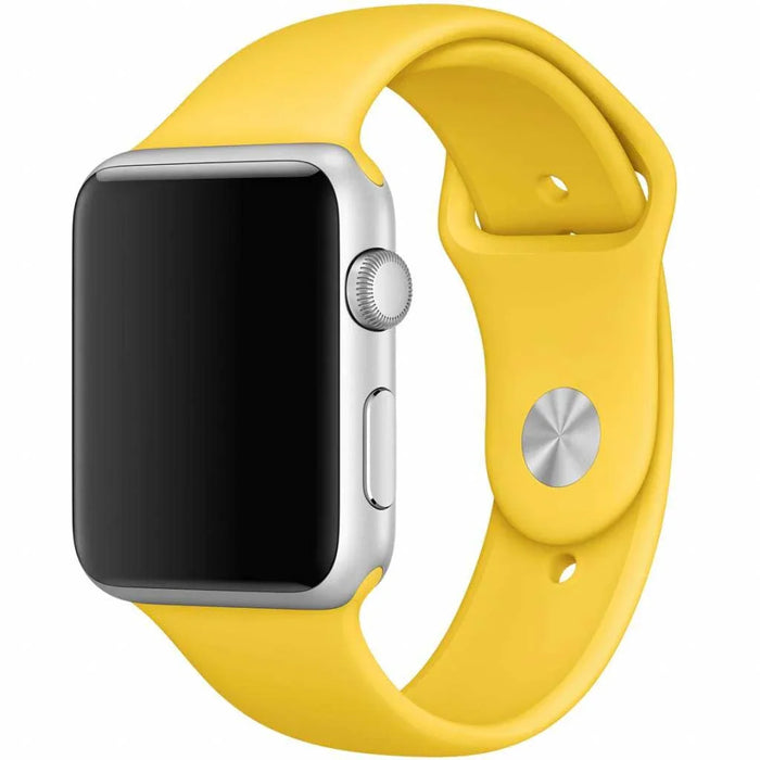 Apple Watch bandje Ovaro - siliconen - geel