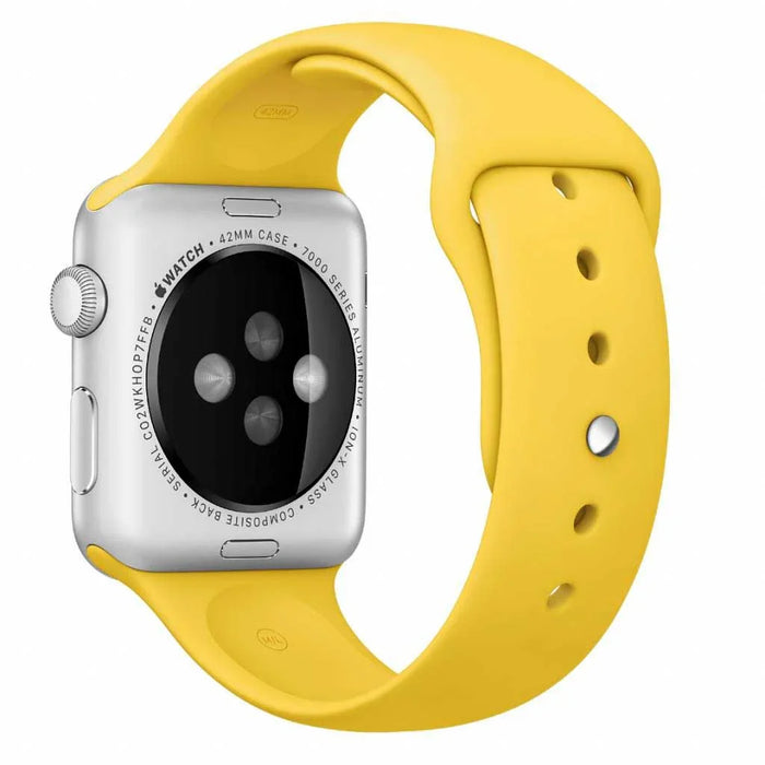 Apple Watch bandje Ovaro - siliconen - geel