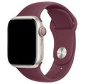 Apple Watch bandje Ovaro - siliconen - moerbei