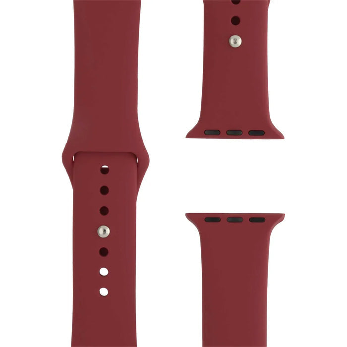 Apple Watch bandje Ovaro - siliconen - moerbei
