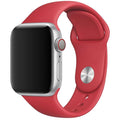 Apple Watch bandje Ovaro - siliconen - rood