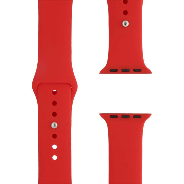 Apple Watch bandje Ovaro - siliconen - rood