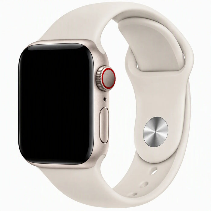 Apple Watch bandje Ovaro - siliconen - sterrenlicht