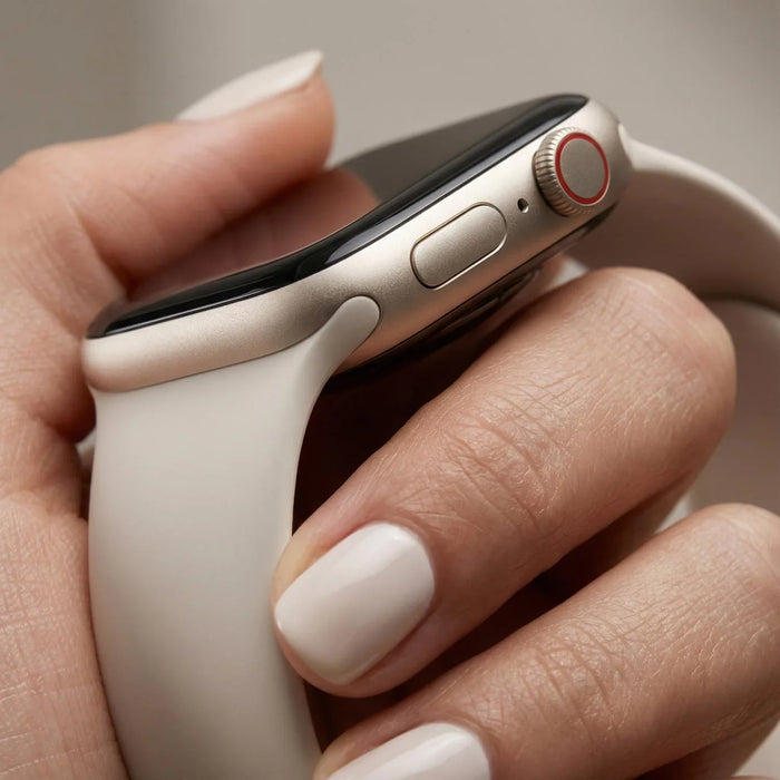 Apple Watch bandje Ovaro - siliconen - sterrenlicht