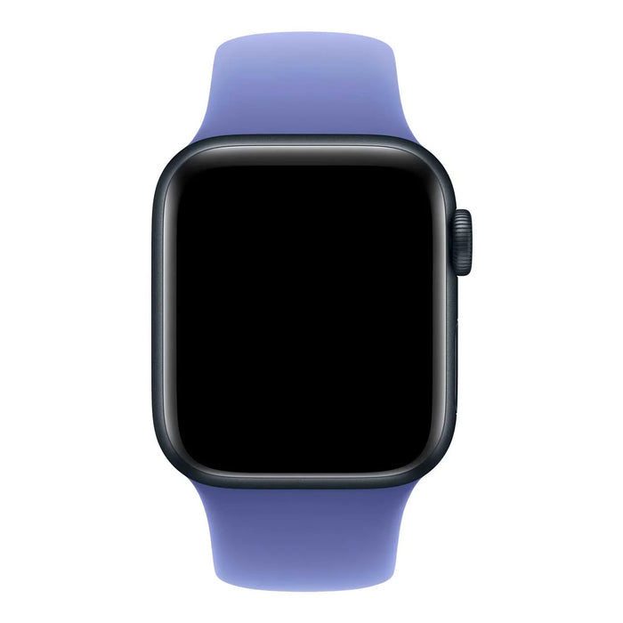 Apple Watch bandje Ovaro - siliconen - violetblauw
