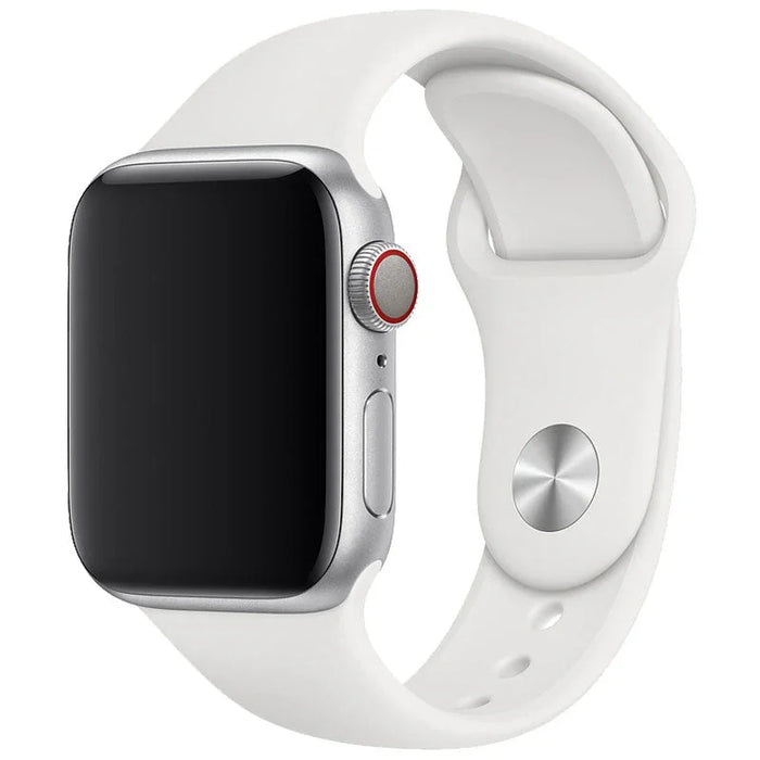 Apple Watch bandje Ovaro - siliconen - wit