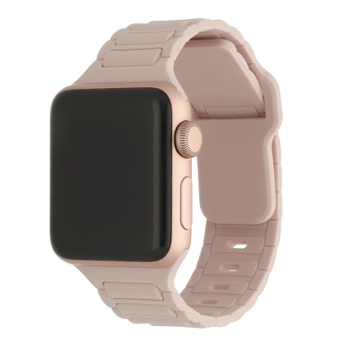 Apple Watch bandje Raveo - siliconen - lichtroze