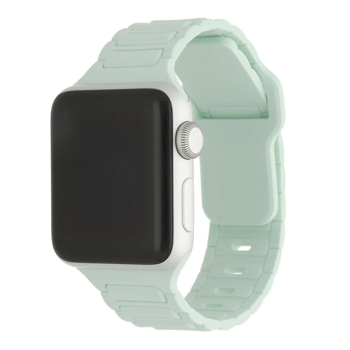 Apple Watch bandje Raveo - siliconen - mintgroen