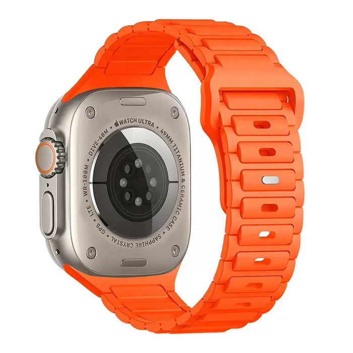 Apple Watch bandje Raveo - siliconen - oranje