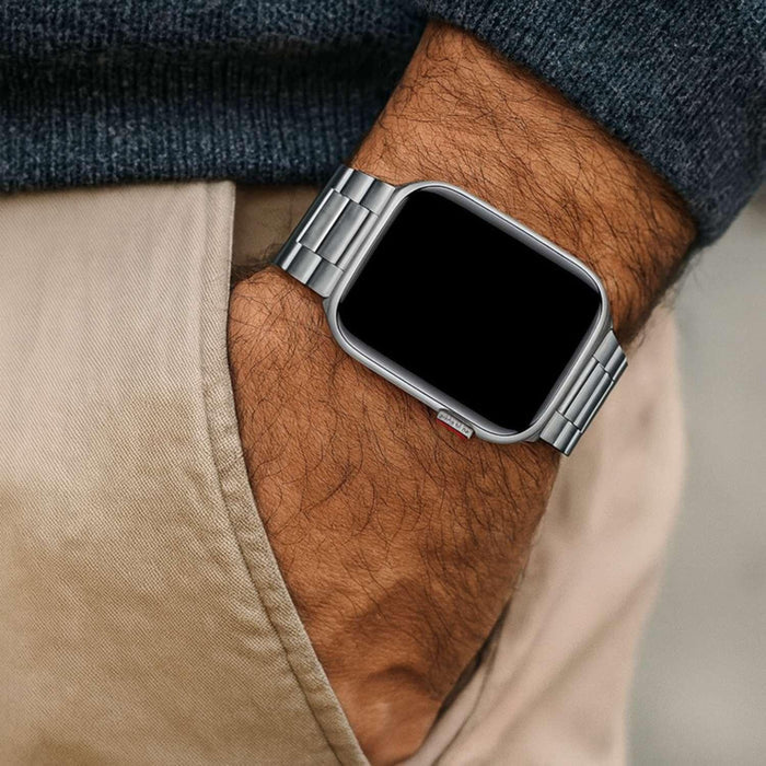 Apple Watch bandje Rivaro - staal - zilver