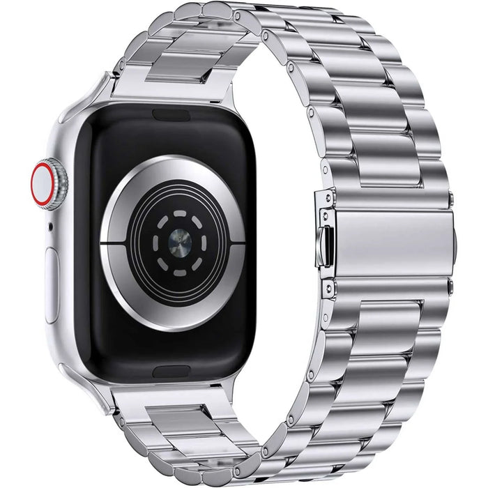 Apple Watch bandje Rivaro - staal - zilver