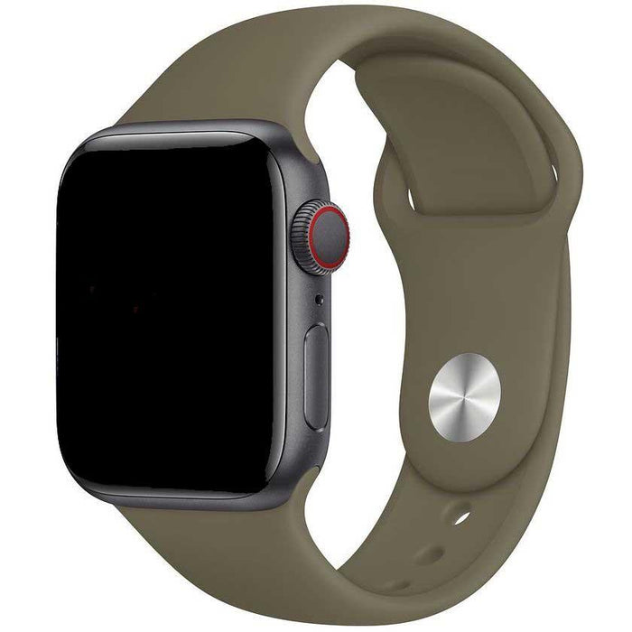 Apple Watch bandje Savro - siliconen - khaki