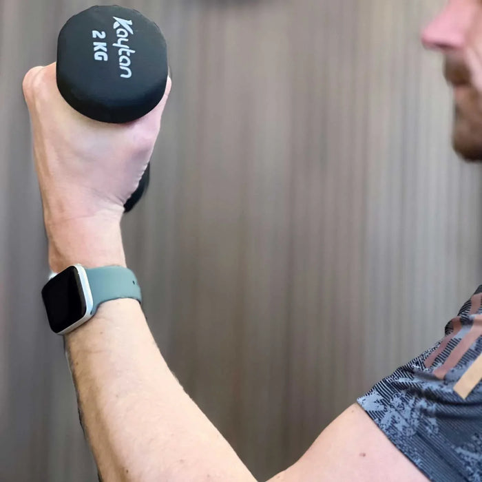 Apple Watch bandje Savro - siliconen - khaki