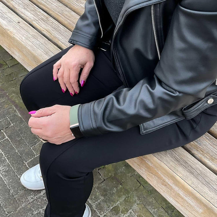 Apple Watch bandje Savro - siliconen - khaki