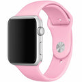 Apple Watch bandje Teyra - siliconen - helder roze