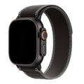 Apple Watch bandje Trail - nylon - zwart houtskool - zwart