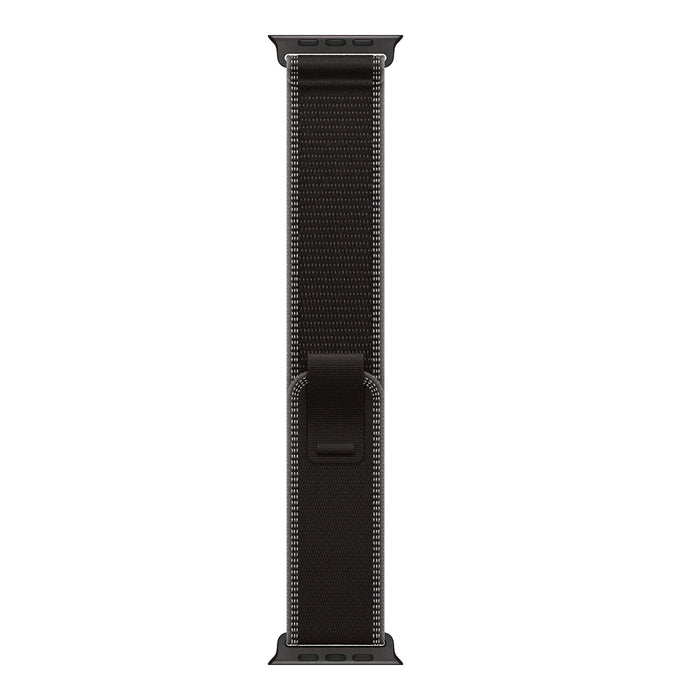 Apple Watch bandje Trail - nylon - zwart houtskool - zwart