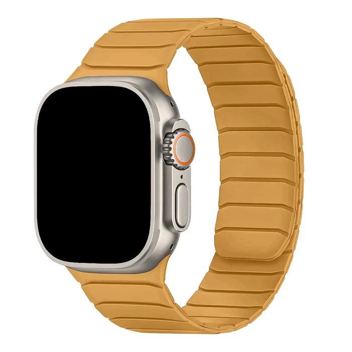 Apple Watch bandje Vetra - siliconen - geel