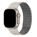 Apple Watch bandje Vetra - siliconen - sterrenlicht grijs
