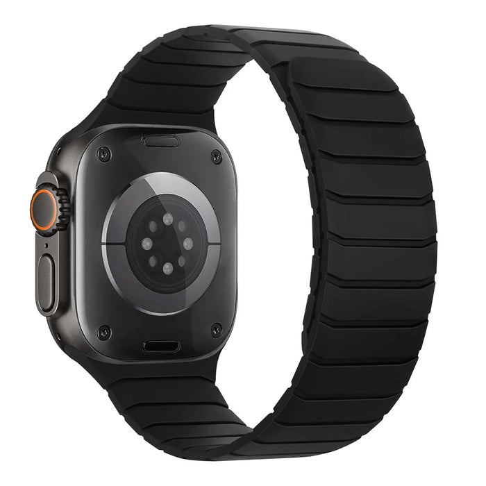 Apple Watch bandje Vetra - siliconen - zwart