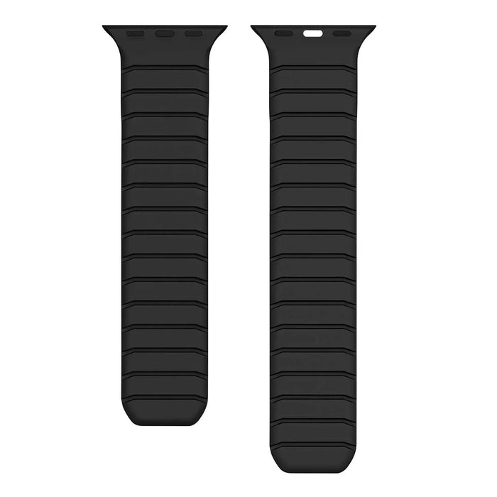 Apple Watch bandje Vetra - siliconen - zwart