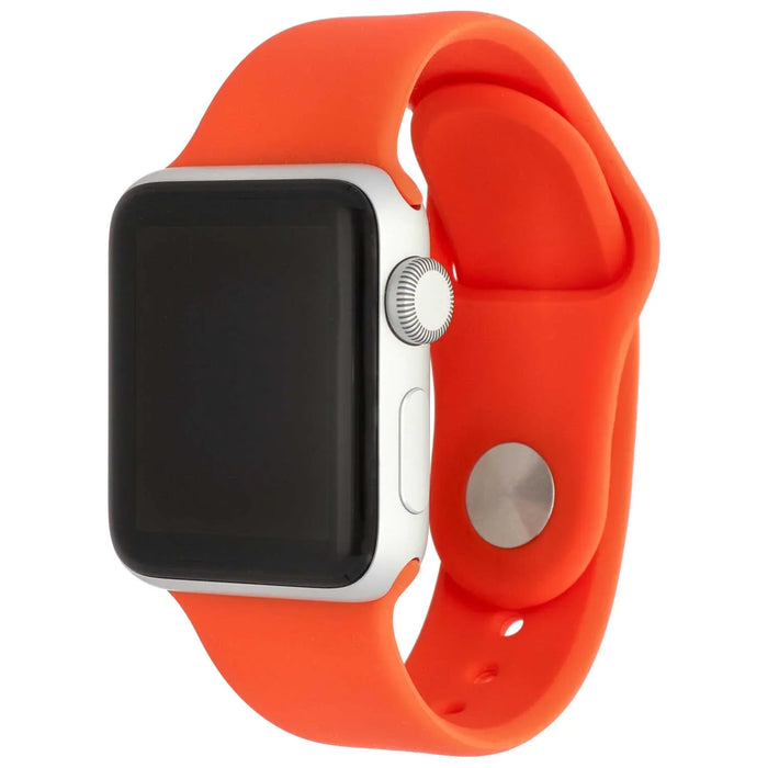 Apple Watch bandje Vyon - siliconen - abrikoos