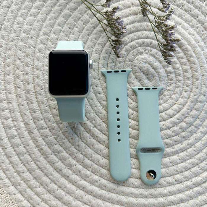 Apple Watch bandje Vyon - siliconen - beryl