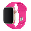 Apple Watch bandje Vyon - siliconen - felroze