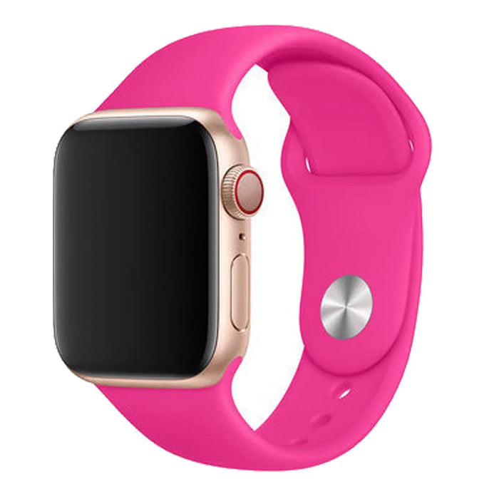 Apple Watch bandje Vyon - siliconen - felroze
