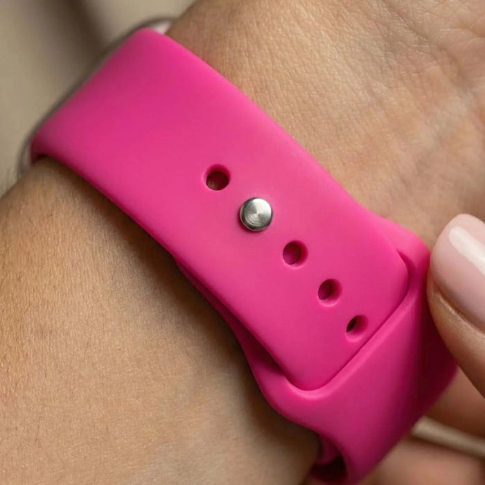 Apple Watch bandje Vyon - siliconen - felroze