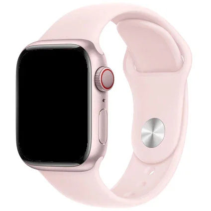 Apple Watch bandje Vyon - siliconen - lichtroze