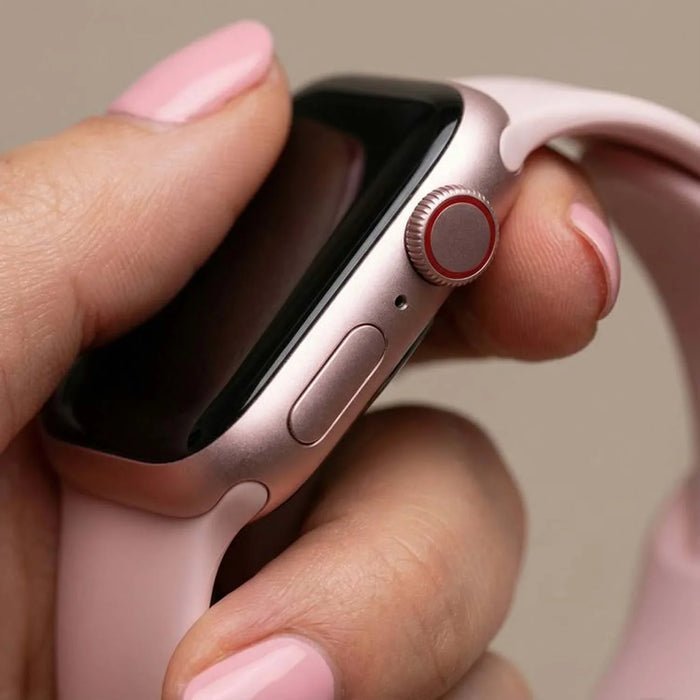 Apple Watch bandje Vyon - siliconen - lichtroze