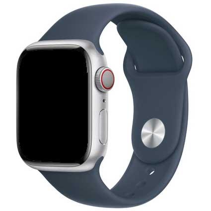 Apple Watch bandje Vyon - siliconen - stormblauw