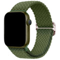 Apple Watch bandje Weavy - nylon - groen cactus