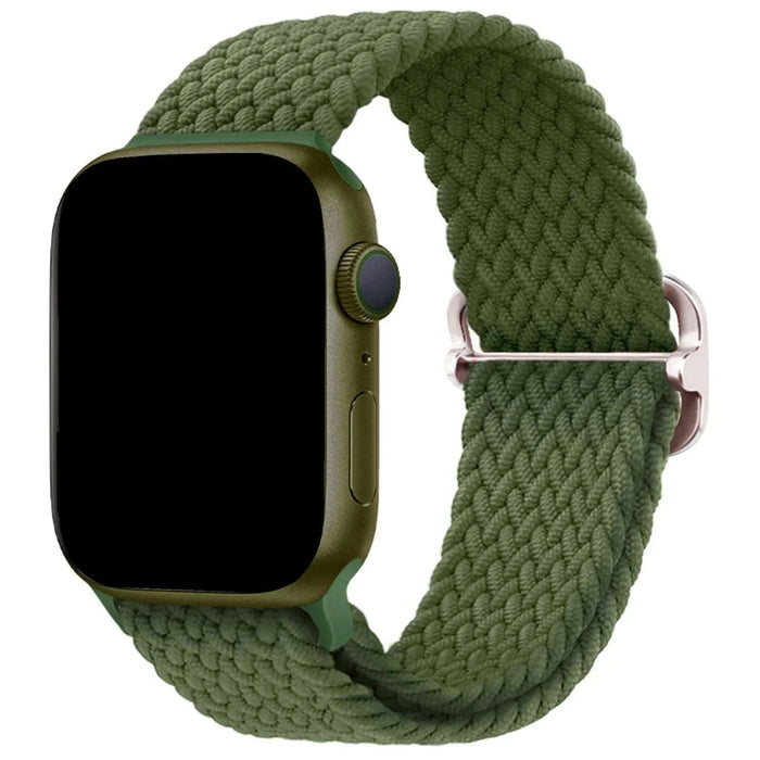 Apple Watch bandje Weavy - nylon - groen cactus