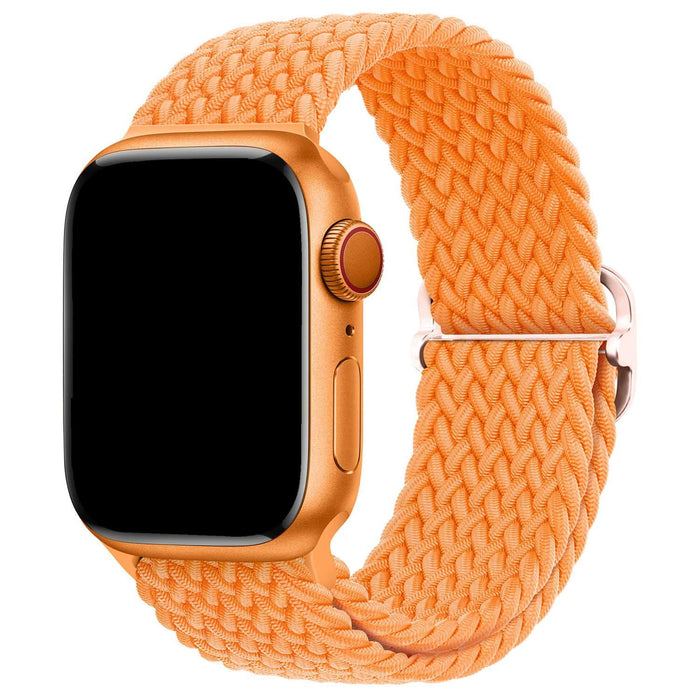 Apple Watch bandje Weavy - nylon - oranje