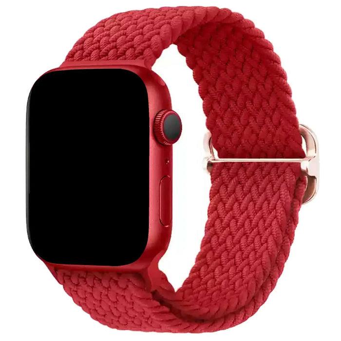 Apple Watch bandje Weavy - nylon - rood