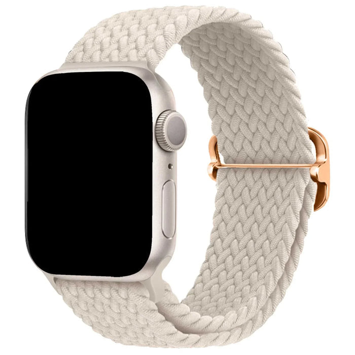 Apple Watch bandje Weavy - nylon - sterrenlicht