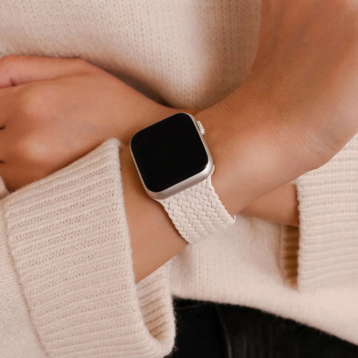 Apple Watch bandje Weavy - nylon - sterrenlicht