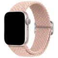 Apple Watch bandje Weavy - nylon - sterrenroze
